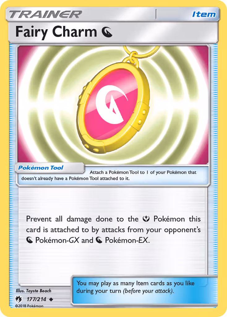 Fairy Charm Dragon 177/214 Pokemon card