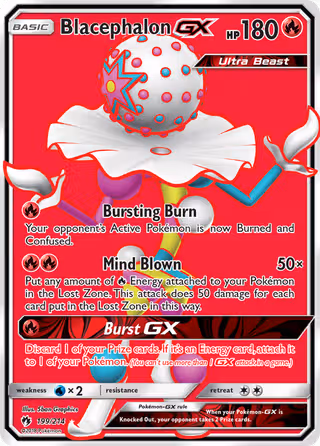 Blacephalon GX 199/214 Pokemon card