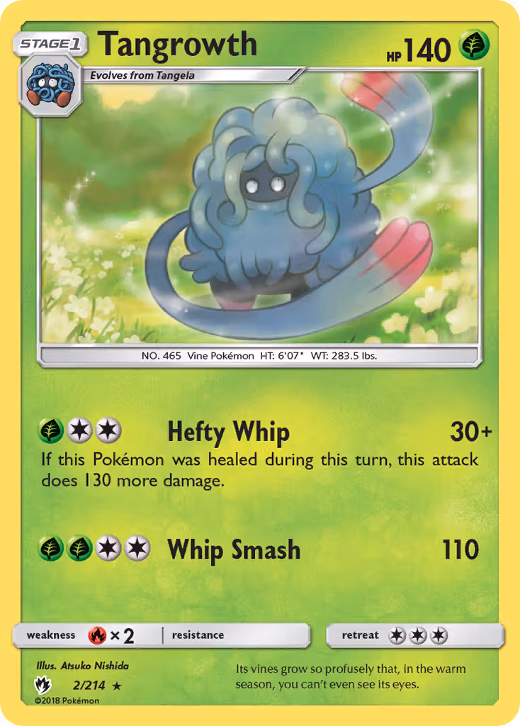 Tangrowth 2/214 Pokemon card