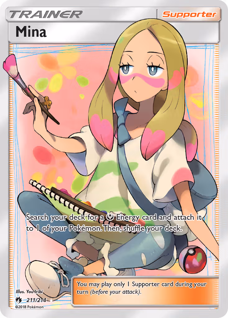 Mina 211/214 Pokemon card