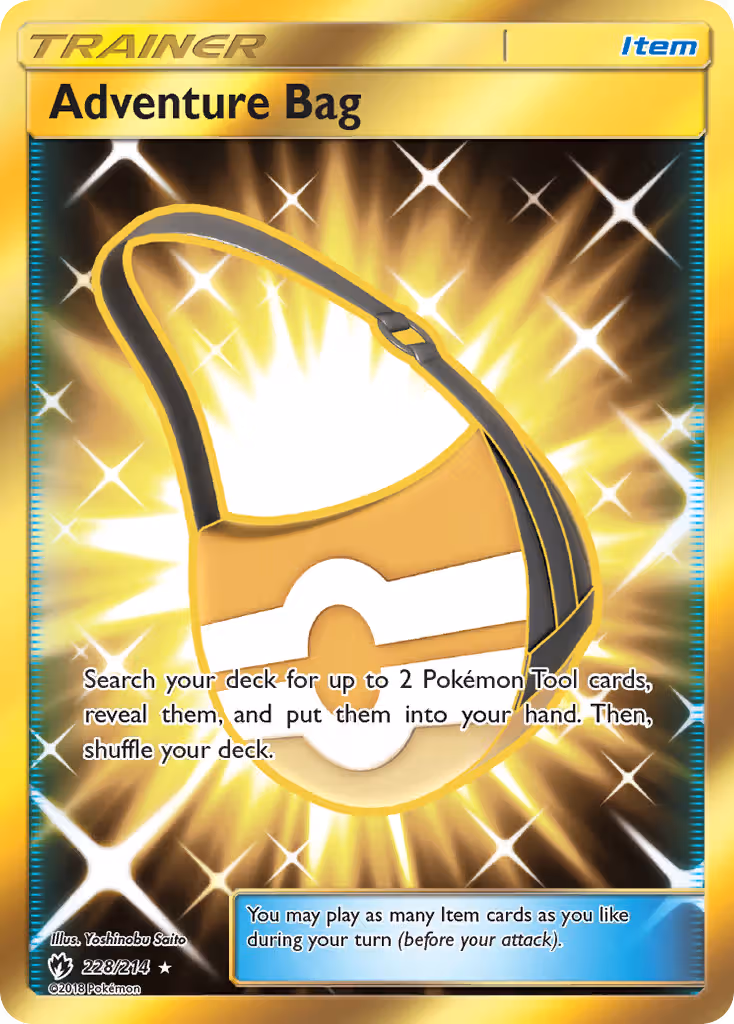 Adventure Bag 228/214 Pokemon card