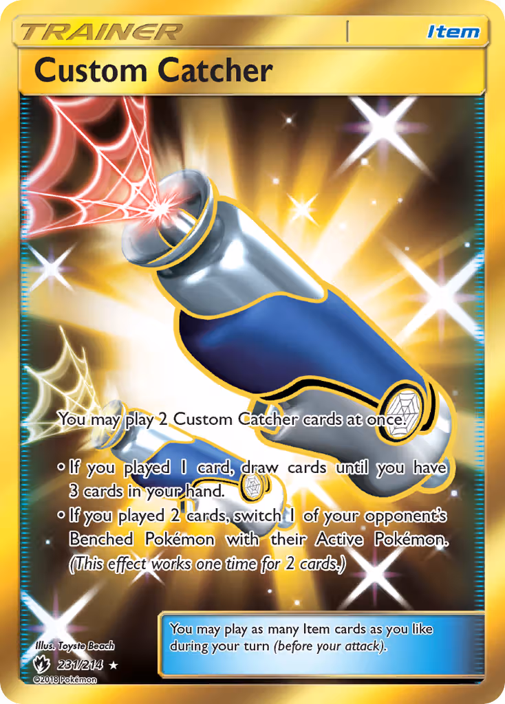 Custom Catcher 231/214 Pokemon card