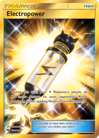Electropower 232/214 Pokemon card