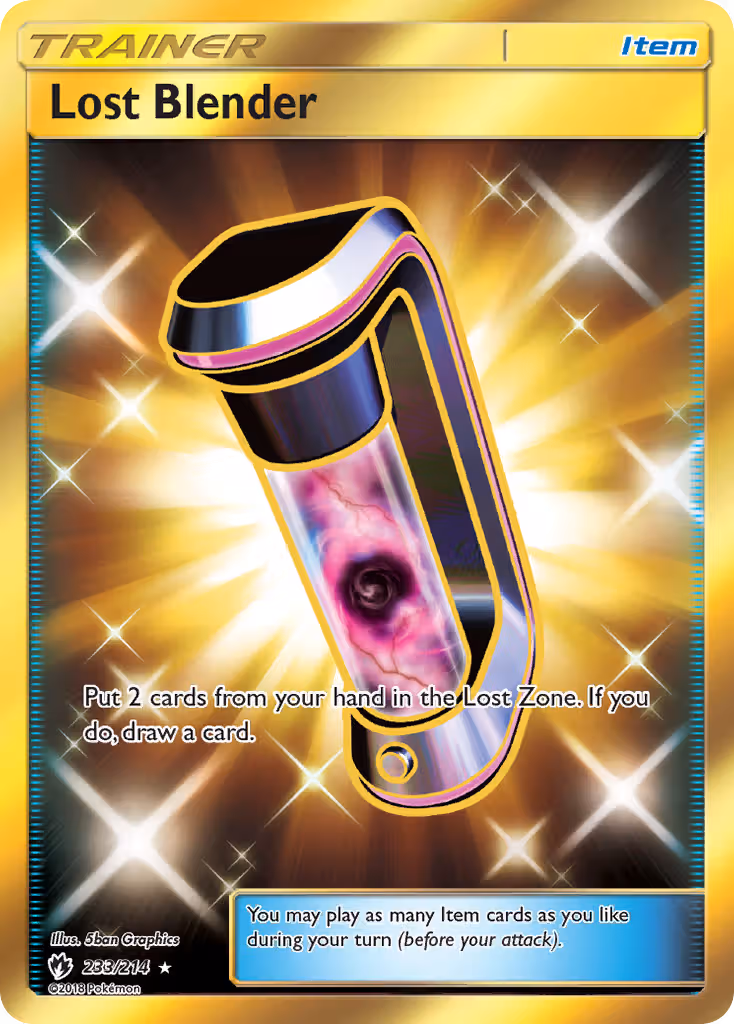 Lost Blender 233/214 Pokemon card