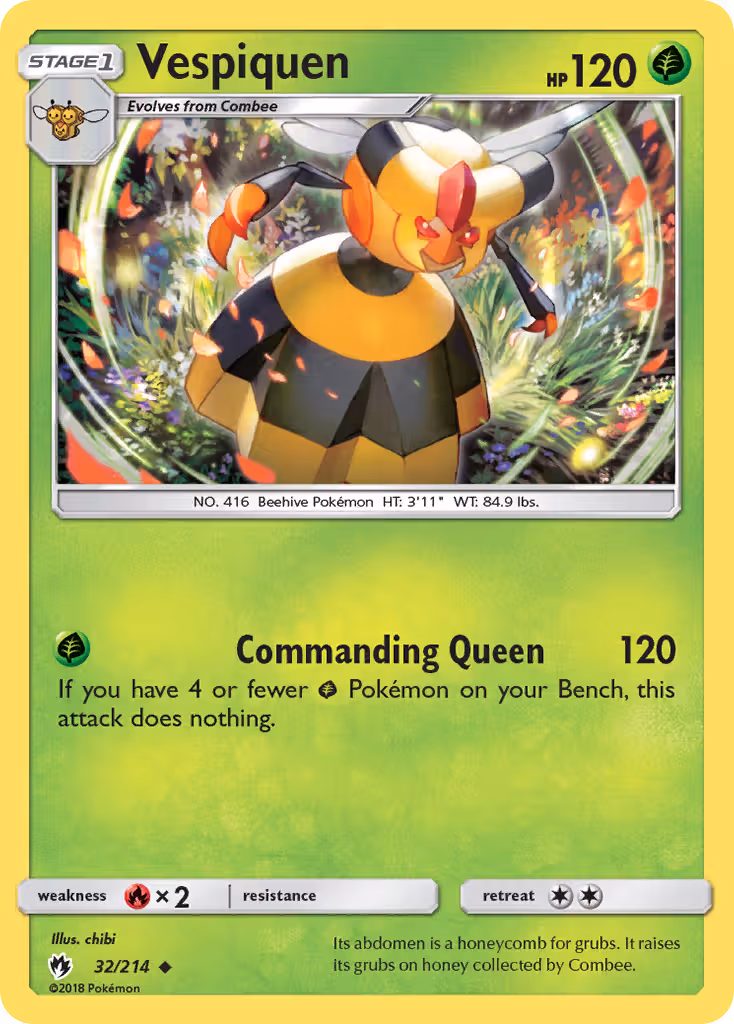 Vespiquen 32/214 Pokemon card