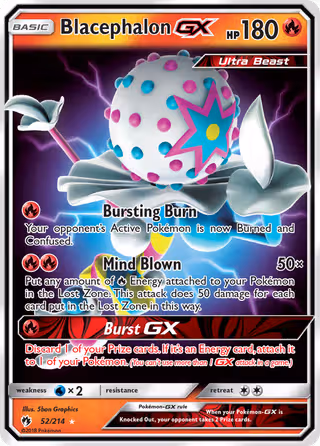 Blacephalon GX 52/214 Pokemon card