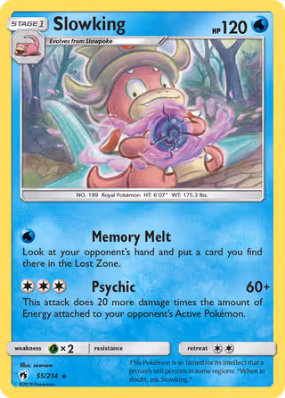 Slowking 55/214 Pokemon card