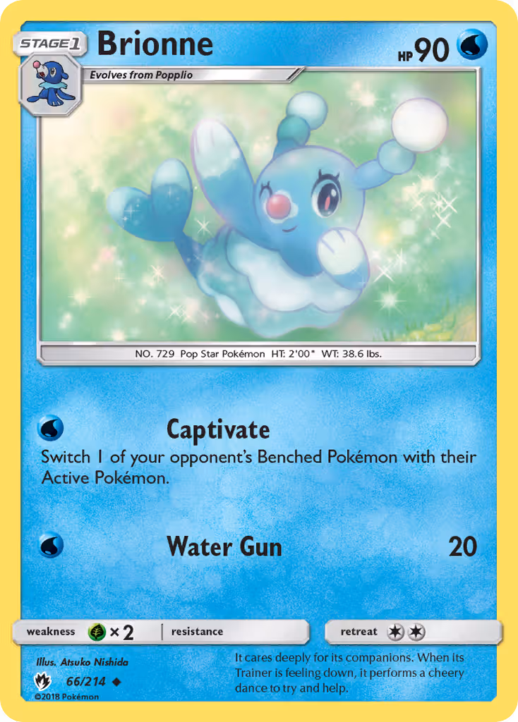 Brionne 66/214 Pokemon card