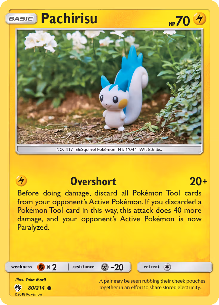 Pachirisu 80/214 Pokemon card