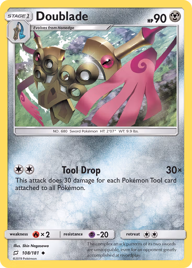 Doublade 108/181 Pokemon card