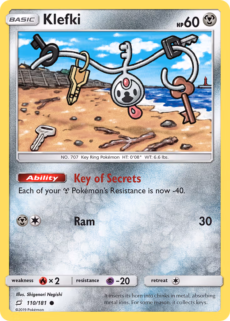 Klefki 110/181 Pokemon card