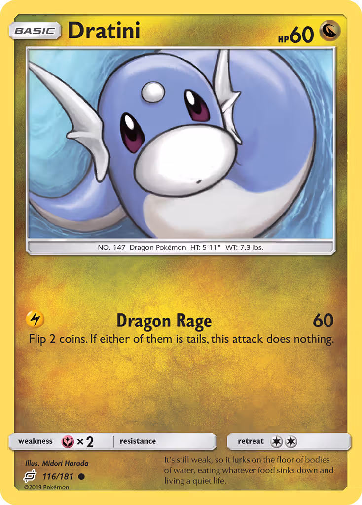 Dratini 116/181 Pokemon card