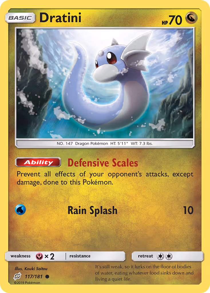 Dratini 117/181 Pokemon card