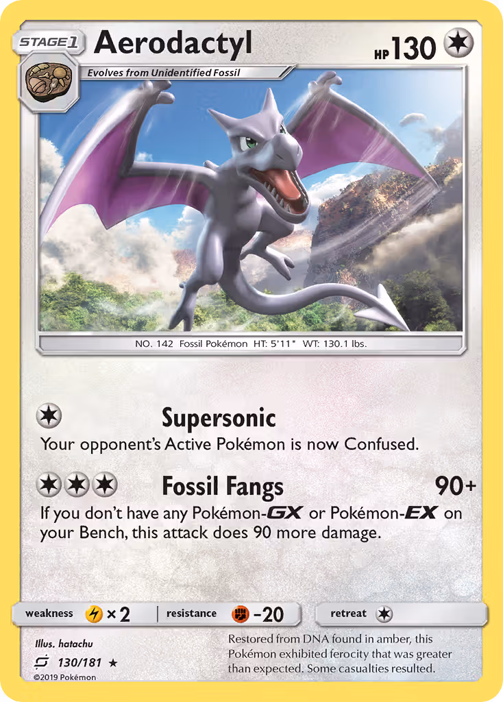Aerodactyl 130/181 Pokemon card