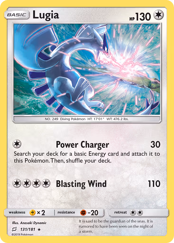 Lugia 131/181 Pokemon card
