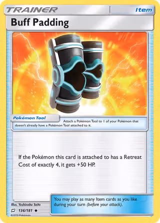 Buff Padding 136/181 Pokemon card