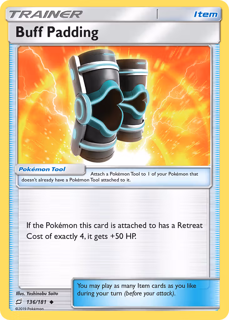 Buff Padding 136/181 Pokemon card