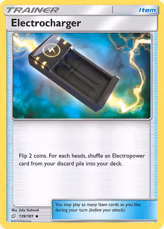Electrocharger 139/181 Pokemon card