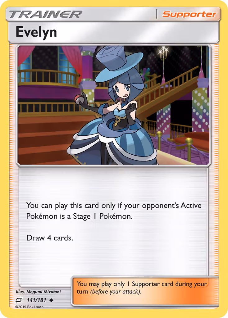 Evelyn 141/181 Pokemon card