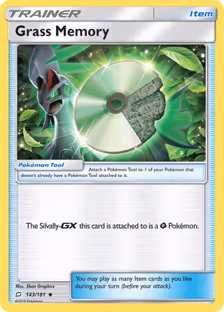 Grass Memory 143/181 Pokemon card