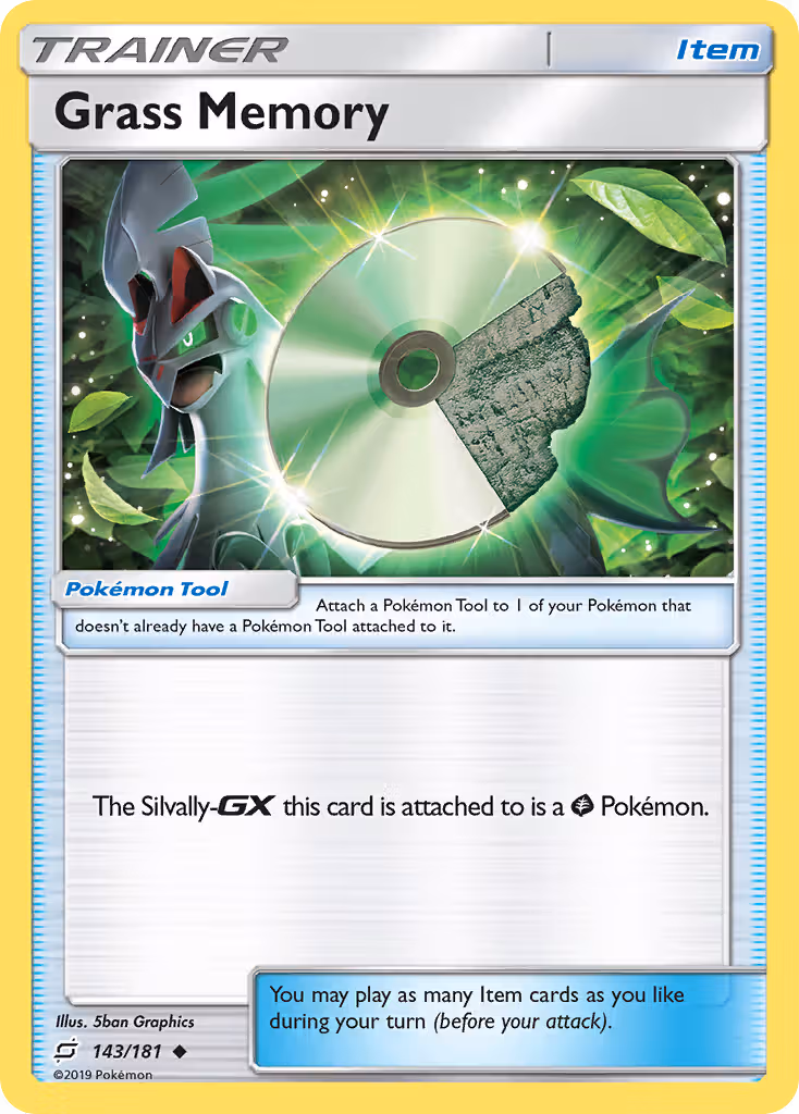 Grass Memory 143/181 Pokemon card