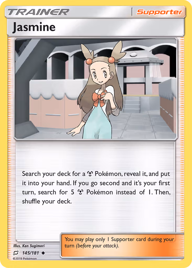Jasmine 145/181 Pokemon card