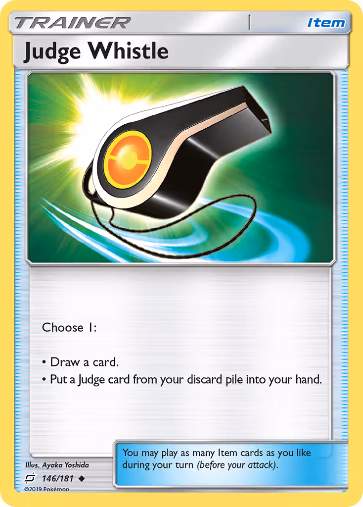 Judge Whistle 146/181 Pokemon card