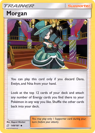 Morgan 149/181 Pokemon card