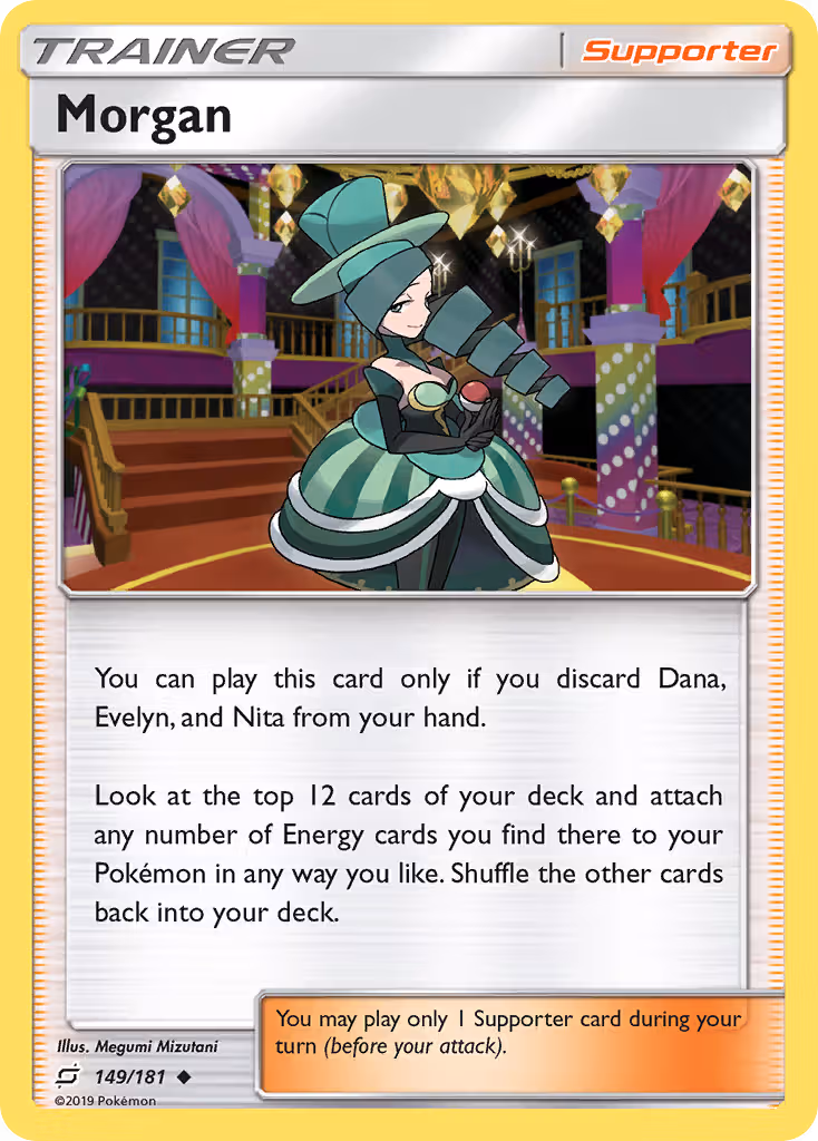 Morgan 149/181 Pokemon card