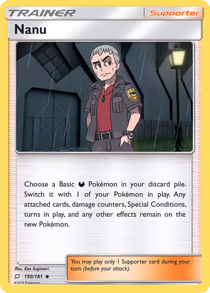Nanu 150/181 Pokemon card