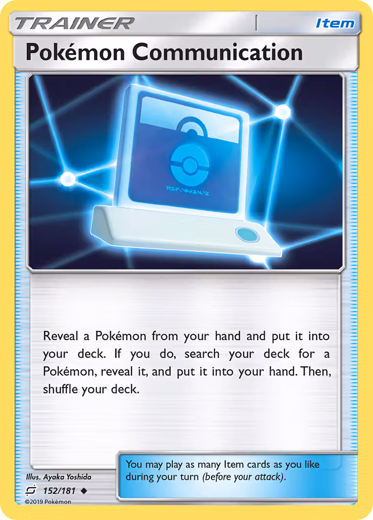 Pokémon Communication 152/181 Pokemon card