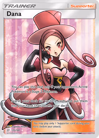 Dana 173/181 Pokemon card