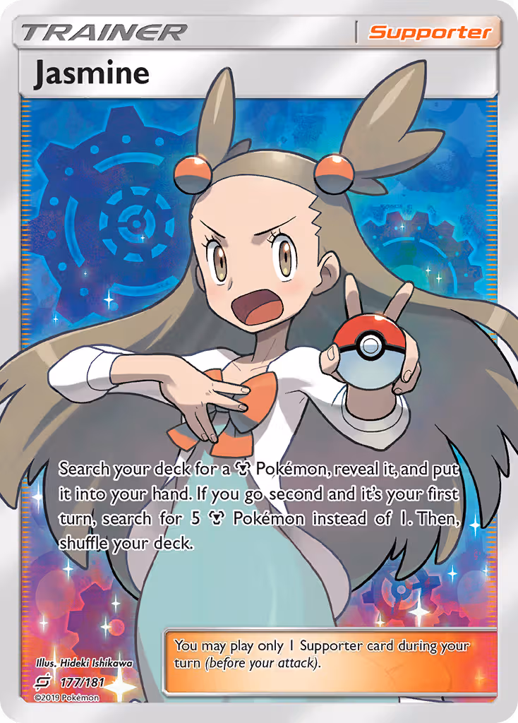 Jasmine 177/181 Pokemon card