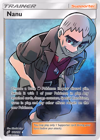 Nanu 179/181 Pokemon card