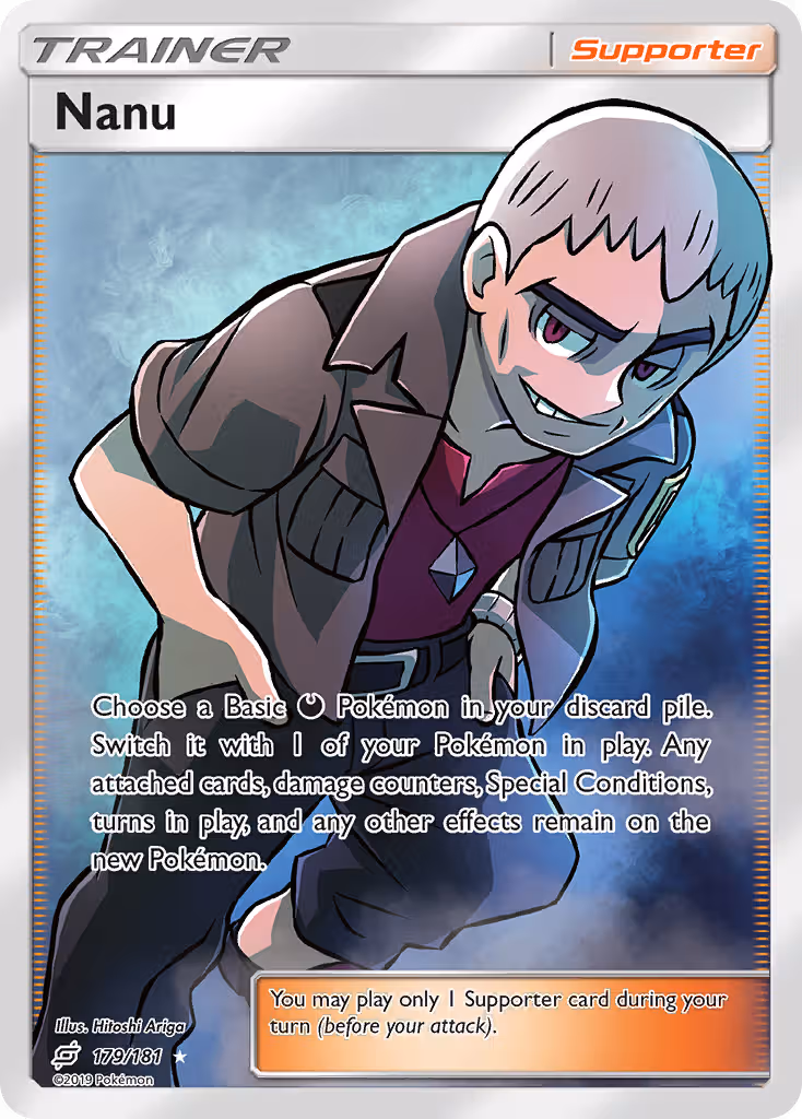 Nanu 179/181 Pokemon card