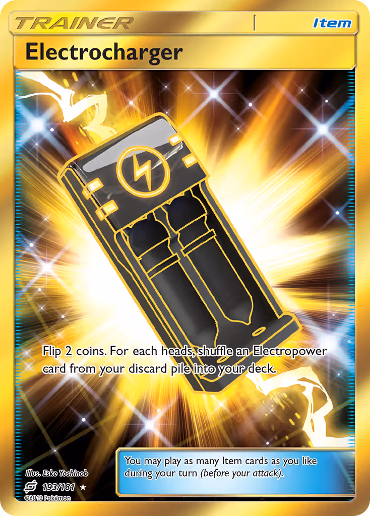 Electrocharger 193/181 Pokemon card