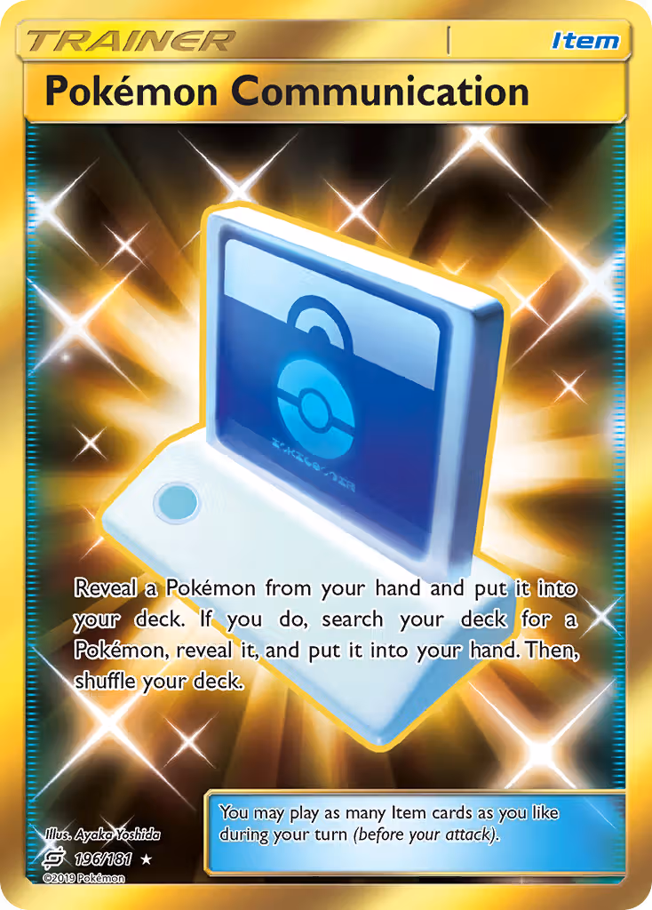 Pokémon Communication 196/181 Pokemon card
