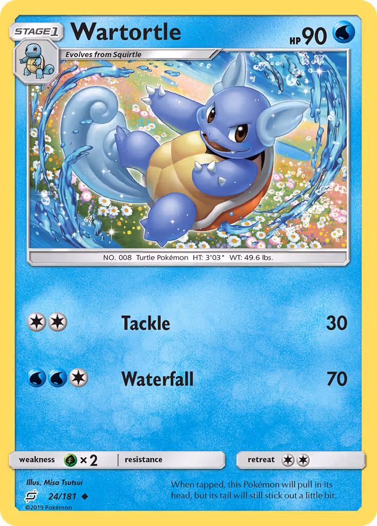 Wartortle 24/181 Pokemon card