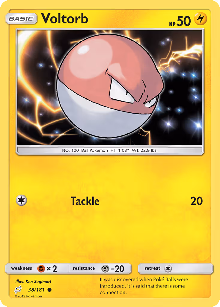 Voltorb 38/181 Pokemon card