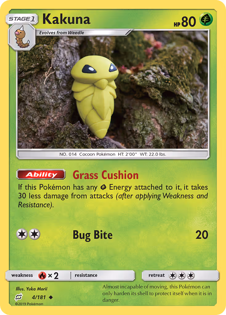 Kakuna 4/181 Pokemon card