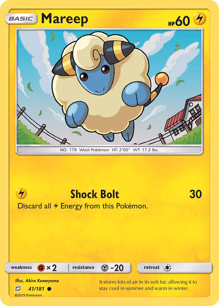 Mareep 41/181 Pokemon card