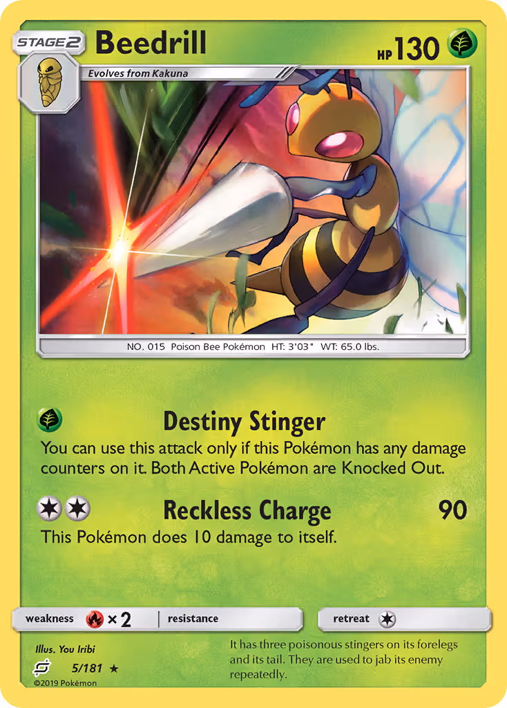 Beedrill 5/181 Pokemon card