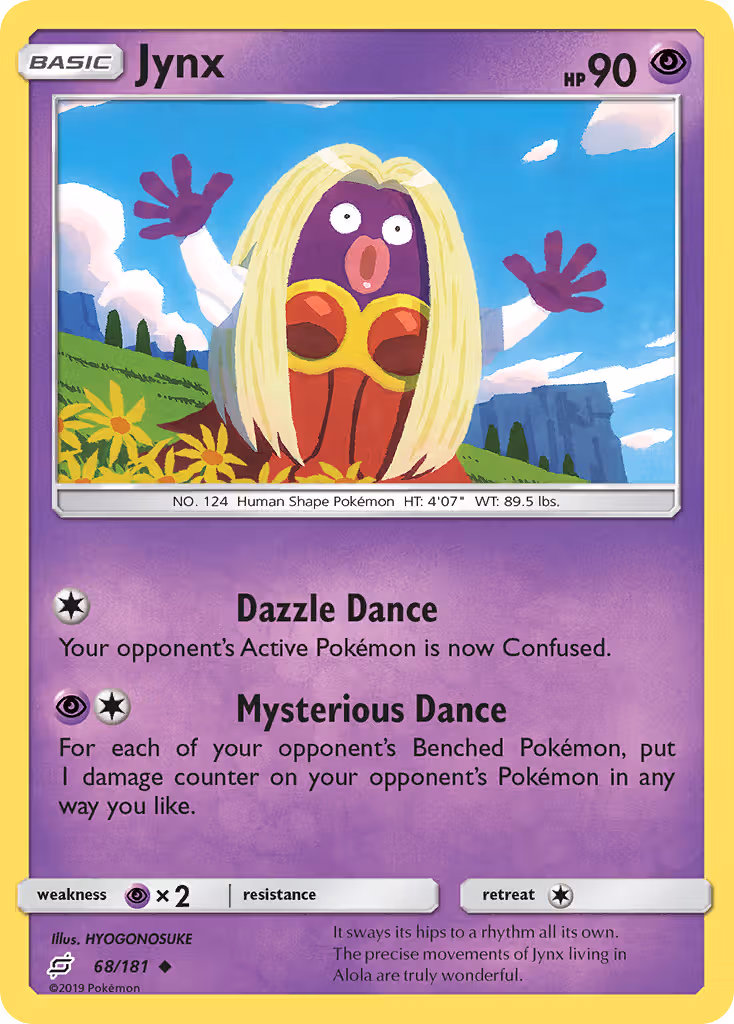 Jynx 68/181 Pokemon card