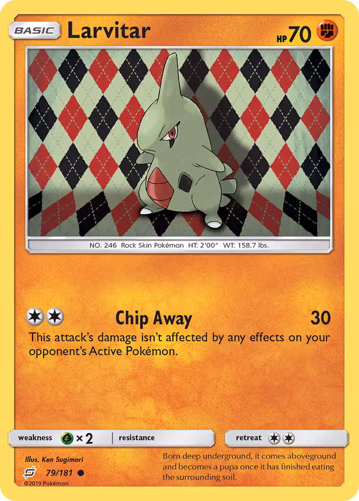 Larvitar 79/181 Pokemon card
