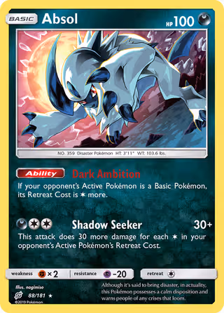 Absol 88/181 Pokemon card