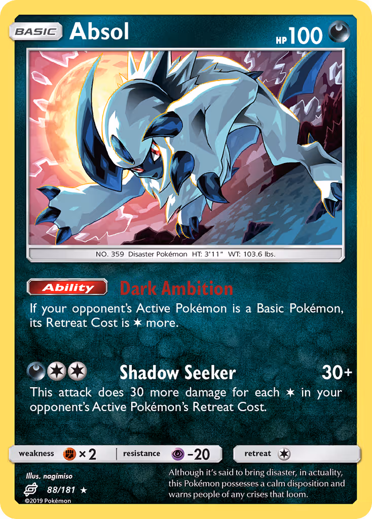 Absol 88/181 Pokemon card