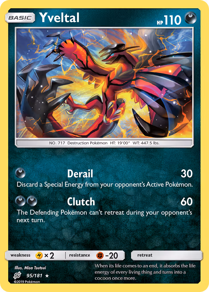 Yveltal 95/181 Pokemon card
