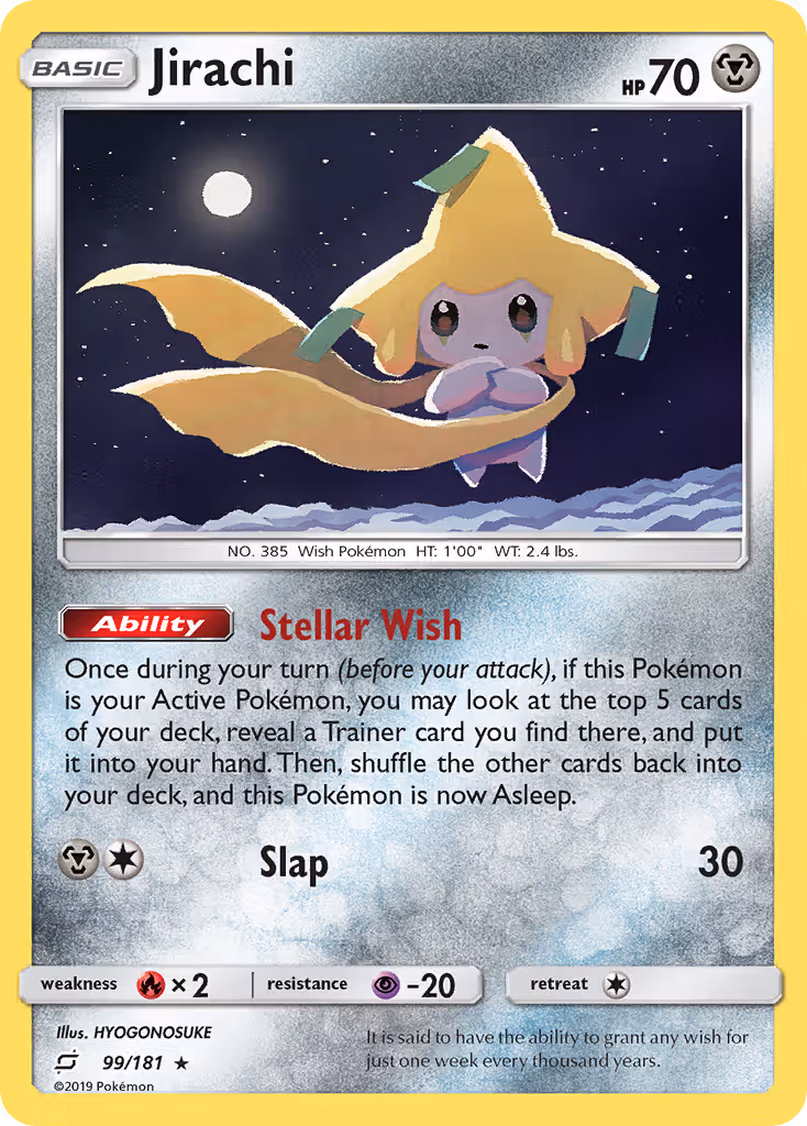 Jirachi 99/181 Pokemon card