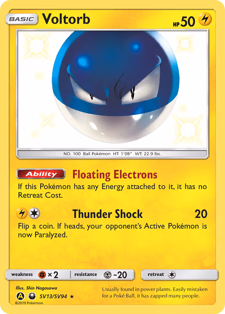 Voltorb SV13 Pokemon card