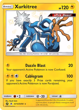 Xurkitree SV14 Pokemon card